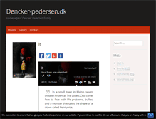 Tablet Screenshot of dencker-pedersen.dk